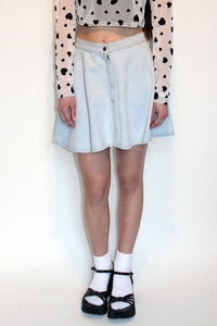 Image of denim circle skirt by TLO