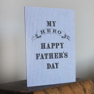 Image of 'My Hero' Father's Day Card