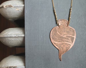Image of art nouveau modernist coeur
