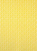 Image of "Fan" handprinted fabric {yellow}