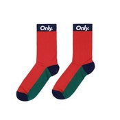 Image of ONLY NY - SPORT SOCK (RED MULTI)