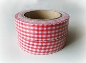 Image of Fabric tape "Vichy rojo"