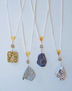 Image of Voyager - Druzy Quartz Necklaces
