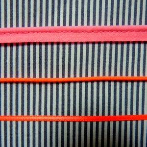 Image of passepoil/cordon/ruban rose fluo