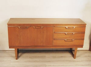Image of ENFILADE SCANDINAVE EN TECK ANNÉES 60 - REF.1280