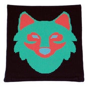 Image of Woolf emerald cushion cover