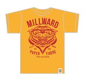 Image of Millward 'Paper Tigers' shirt (Blood over Gold Edition)
