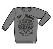 Image of Millward 'Paper Tigers' Sweater (Gloomy Grey Edition)