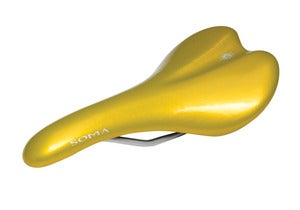 Image of Soma Ensho Saddle, Electric Line, Gold