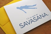 Image of Yoga Card - Savasana