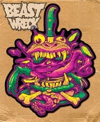 Image of BEASTBURGER vinyl diecut sticker