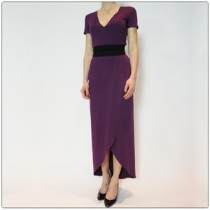 Image of The Wrap Dress Perfected - Mulberry
