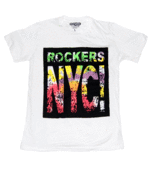 Image of WOMENS LARGE UP TEE - WHITE
