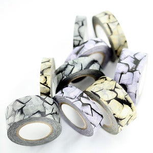 Image of Zwillinge Painted Stone Washi Tape