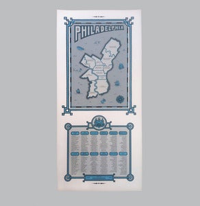 Image of philadelphia map - wht