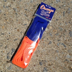 Image of Orange & Blue laces