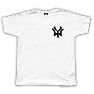 Image of 'WY' Small Logo T-Shirt - White/Black