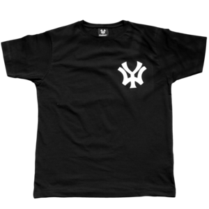 Image of 'WY' Small Logo T-Shirt - Black/White