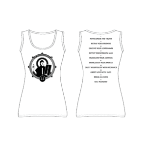 Image of PREORDER Shining "The Ten Commandments" Girlie tank top white