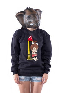 Image of Womens: Pebbles Booger Crew - Black