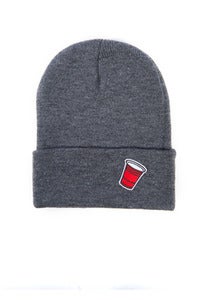 Image of Party Cup Beanie - Charcoal Grey