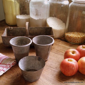Image of Antique Zinc Pots