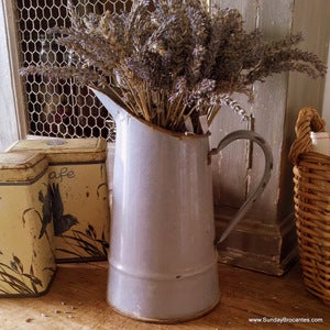 Image of Perfect Grey Enamel Pitcher
