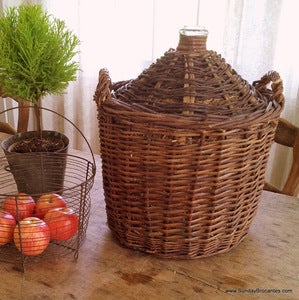 Image of French Wicker Demijohn