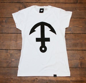 Image of Inverted Anchor Cross - Womens