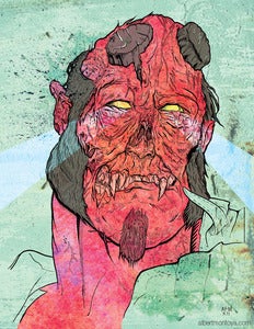 Image of Print "Zombie Hellboy"