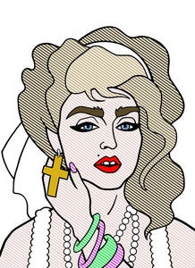Image of Madonna 27 by 40 Limited Print.