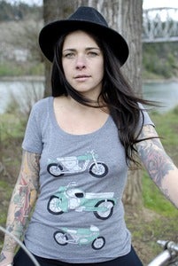 Image of Women's Moto Stack Tee