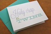 Image of Holy Crap it's Twins Card