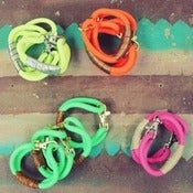 Image of Neon Lobster Clasp Bangles 