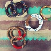 Image of Large Mixed Rope Greek Bangles 