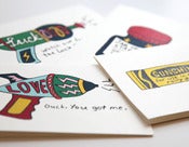Image of 4 card set