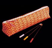 Image of Pencil Bag- Pink Fishscale