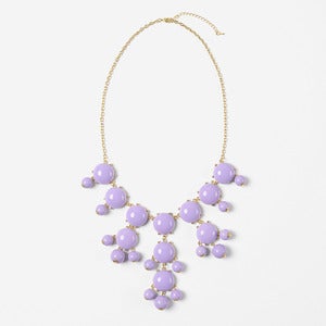 Image of Lavender Bubble Necklace