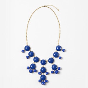 Image of Royal Blue Bubble Necklace