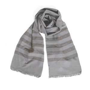 Image of Fog/Gray Narrow Scarf