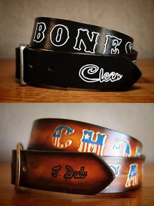 Image of ADD Initials or Name to the End of Any Belt!