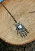 Image of Ornamental Things Hand  & Stars Necklace
