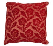 Image of Scalamandre Collection- Grandfield Red Pillow