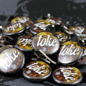 Image of Toke - Zipper Pulls - Key Rings 