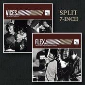 Image of Flex/Vices Split 7" WHITE Vinyl