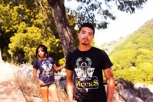 Image of Getting Bucks blk and gold T's