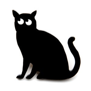 Image of Suzie Black Cat Brooch