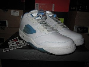 Image of Air Jordan V (5) Retro Low WMNS "University Blue"