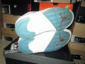 Image of Air Jordan V (5) Retro Low WMNS "University Blue"