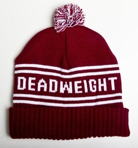 Image of Burgundy Bobble Hat